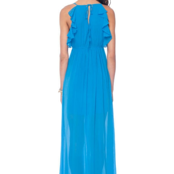 Blue Maxi Dress size S - Picture 3 of 6
